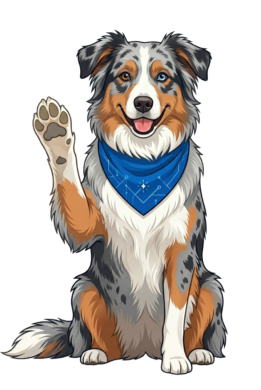 Ollie giving a high five &mdash; we train your team together
