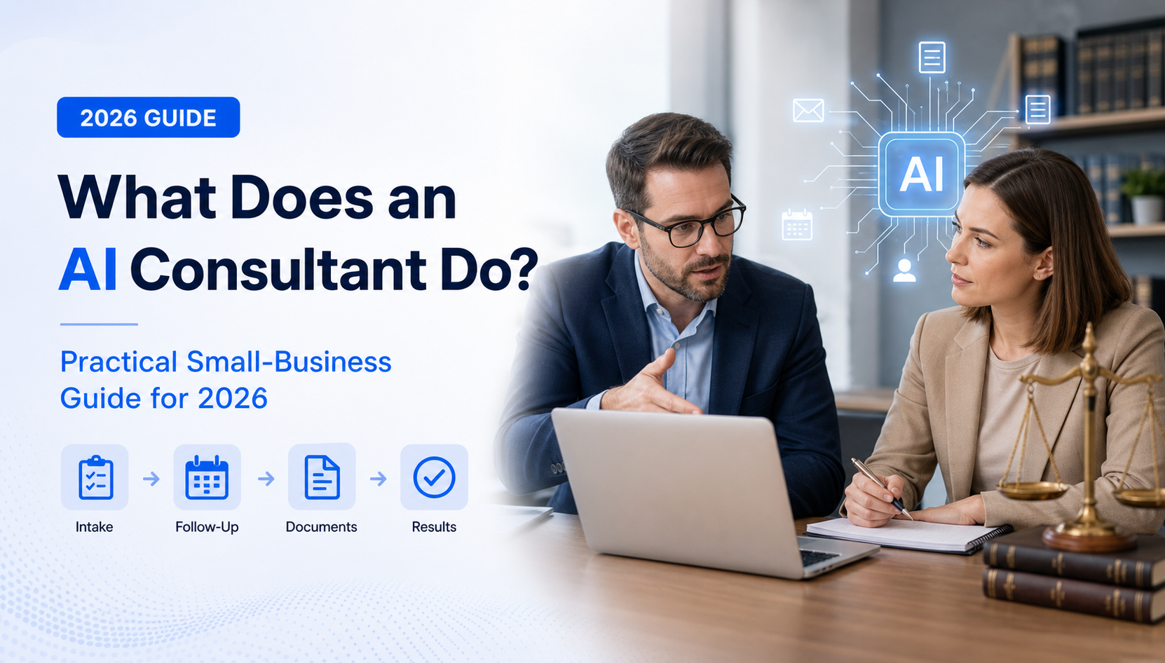 What Does an AI Consultant Do featured image for small-business AI consulting